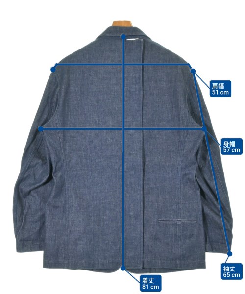 Ground Y（グラウンド　ワイ）カジュアルジャケット 紺 サイズ:3(M位) メンズ/2200648480075