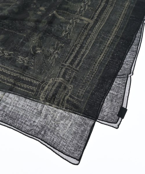 Ground Y（グラウンド　ワイ）バンダナ・スカーフ 黒 サイズ:- レディース/2200648961031