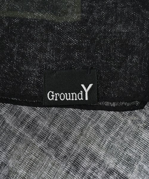 Ground Y（グラウンド　ワイ）バンダナ・スカーフ 黒 サイズ:- レディース/2200648961031