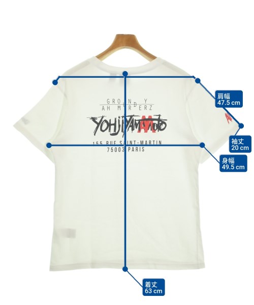 Ground Y（グラウンド　ワイ）Tシャツ・カットソー 白 サイズ:M メンズ/2200650426115