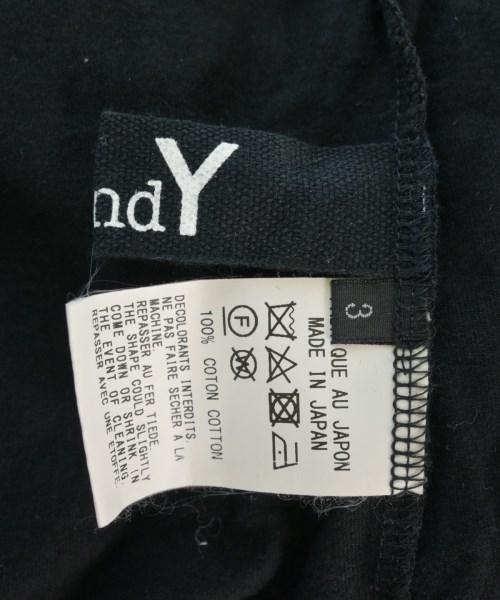 Ground Y（グラウンド　ワイ）Tシャツ・カットソー 黒 サイズ:3(M位) メンズ/2200703649140