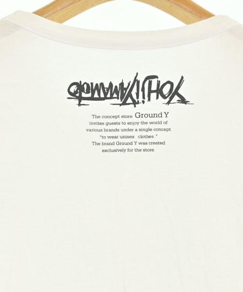 Ground Y（グラウンド　ワイ）Tシャツ・カットソー 白 サイズ:3(M位) メンズ/2200704340053