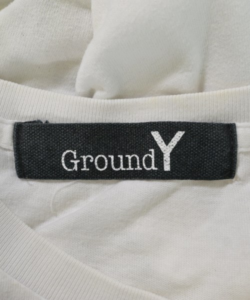 Ground Y（グラウンド　ワイ）Tシャツ・カットソー 白 サイズ:4(L位) メンズ/2200704924024