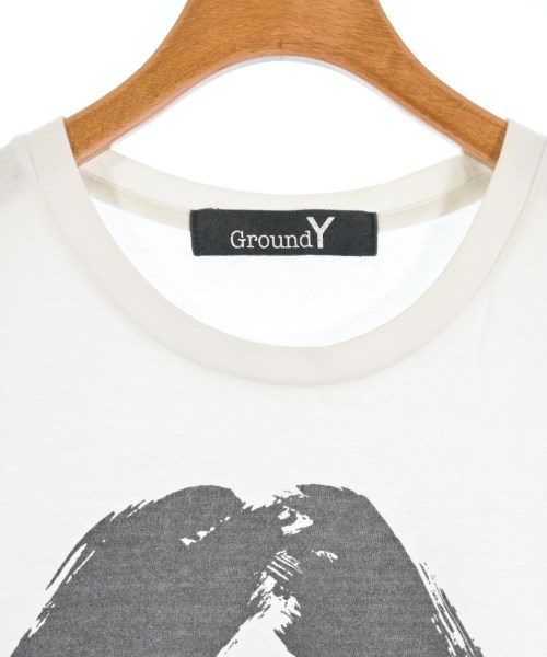 Ground Y（グラウンド　ワイ）Tシャツ・カットソー 白 サイズ:4(L位) メンズ/2200704924024