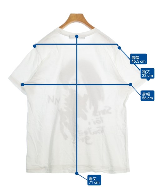 Ground Y（グラウンド　ワイ）Tシャツ・カットソー 白 サイズ:4(L位) メンズ/2200704924024