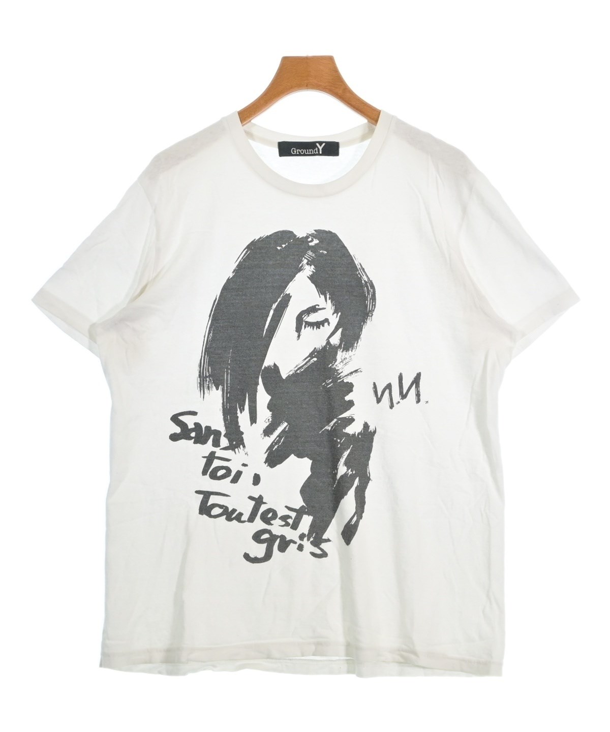 Ground Y（グラウンド ワイ）Tシャツ・カットソー 白 サイズ:4(L位