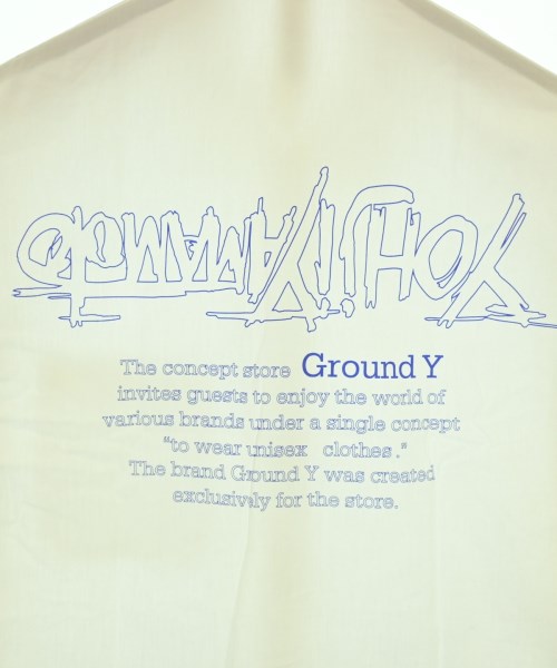 Ground Y（グラウンド　ワイ）カジュアルシャツ 白 サイズ:3(M位) メンズ/2200705586139