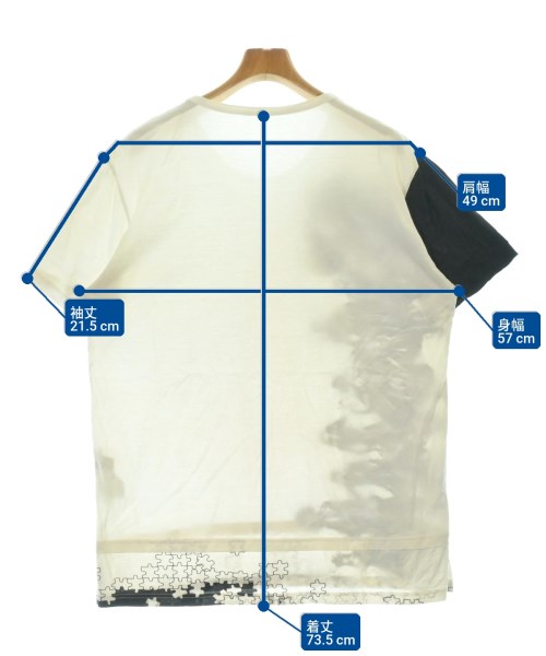 Ground Y（グラウンド　ワイ）Tシャツ・カットソー 白 サイズ:3(M位) メンズ/2200708860021