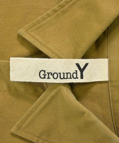Ground Y（グラウンド　ワイ）カジュアルシャツ 茶 サイズ:3(M位) メンズ/2200707054056