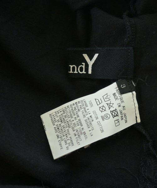 Ground Y（グラウンド　ワイ）Tシャツ・カットソー 黒 サイズ:3(M位) メンズ/2200664928032