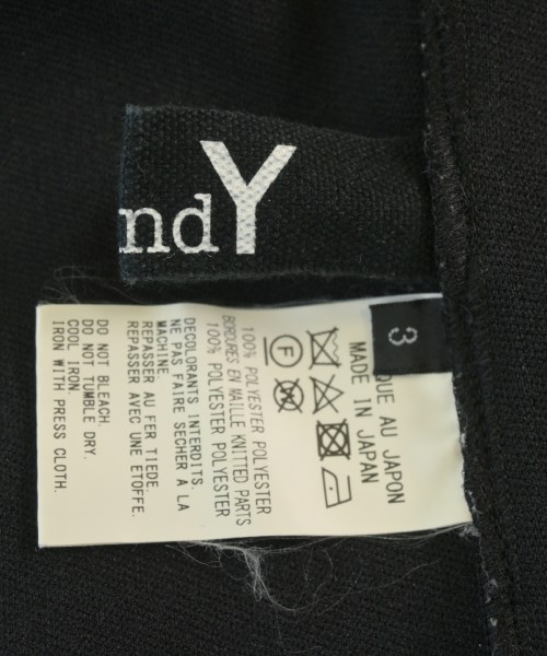 Ground Y（グラウンド　ワイ）スウェット 黒 サイズ:3(M位) メンズ/2200665030048