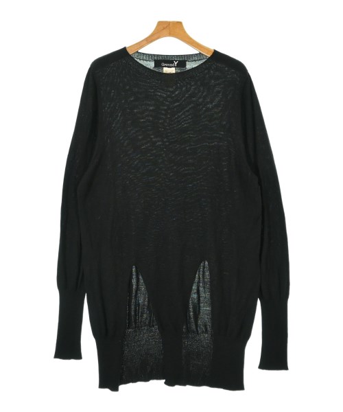 Ground Y(グラウンド　ワイ)ニット・セーター 黒 サイズ:3(M位)/2200662468141