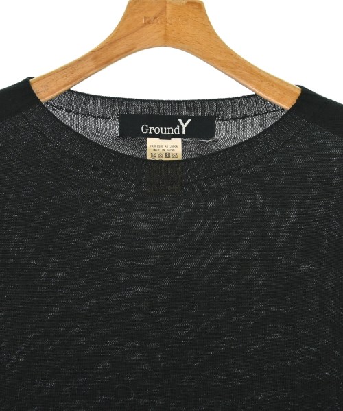 Ground Y（グラウンド　ワイ）ニット・セーター 黒 サイズ:3(M位) メンズ/2200662468141