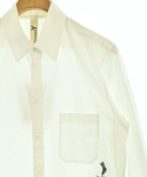 Ground Y（グラウンド　ワイ）カジュアルシャツ 白 サイズ:3(M位) メンズ/2200667758018