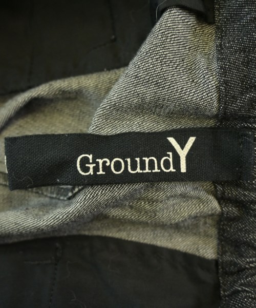 Ground Y（グラウンド　ワイ）デニムパンツ 黒 サイズ:1(XS位) レディース/2200712953108