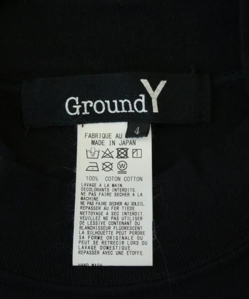 Ground Y（グラウンド　ワイ）Tシャツ・カットソー 黒 サイズ:4(L位) メンズ/2200725431013