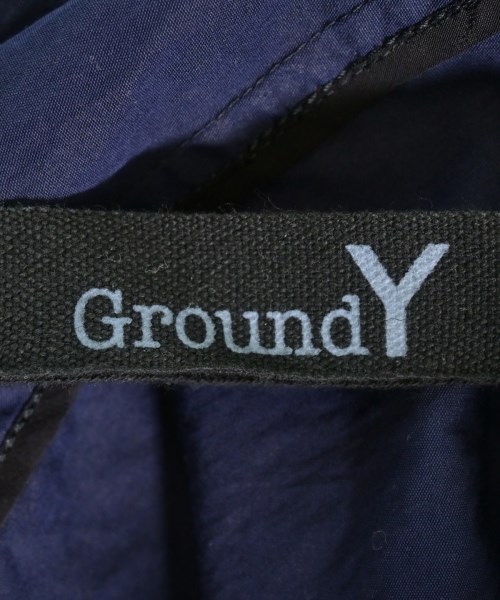 Ground Y（グラウンド　ワイ）カジュアルシャツ 紺 サイズ:3(M位) メンズ/2200726193026