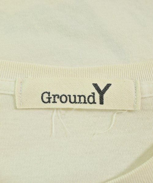 Ground Y（グラウンド　ワイ）Tシャツ・カットソー 白 サイズ:4(L位) メンズ/2200726406065