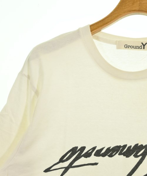 Ground Y（グラウンド　ワイ）Tシャツ・カットソー 白 サイズ:4(L位) メンズ/2200726406065
