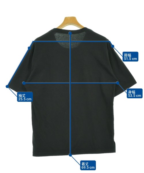 Ground Y（グラウンド　ワイ）Tシャツ・カットソー 黒 サイズ:3(M位) メンズ/2200728819115