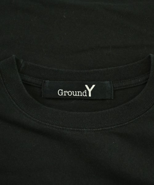 Ground Y（グラウンド　ワイ）Tシャツ・カットソー 黒 サイズ:4(L位) メンズ/2200686883029