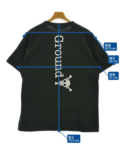 Ground Y（グラウンド　ワイ）Tシャツ・カットソー 黒 サイズ:4(L位) メンズ/2200686883029