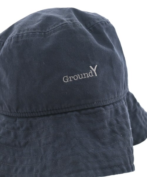 Ground Y（グラウンド　ワイ）ハット 紺 サイズ:M/L レディース/2200681593046