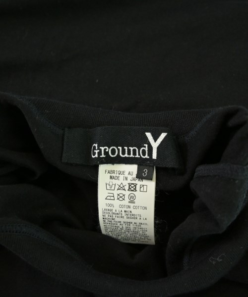 Ground Y（グラウンド　ワイ）Tシャツ・カットソー 黒 サイズ:3(M位) メンズ/2200687295043
