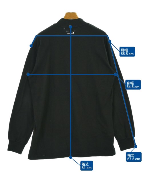 Ground Y（グラウンド　ワイ）Tシャツ・カットソー 黒 サイズ:3(M位) メンズ/2200687295043