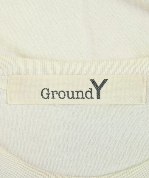 Ground Y（グラウンド　ワイ）Tシャツ・カットソー 白 サイズ:4(L位) メンズ/2200687099153