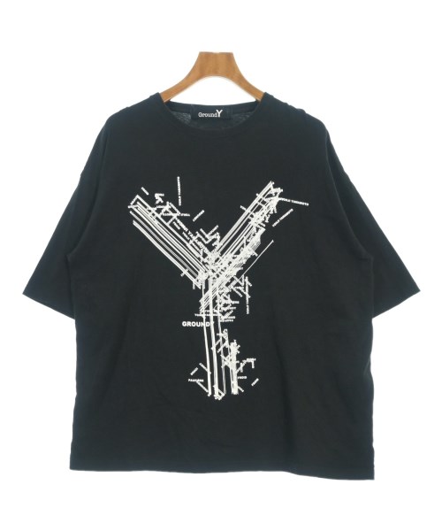 Ground Y(グラウンド　ワイ)Tシャツ・カットソー 黒 サイズ:4(L位)/2200692286067