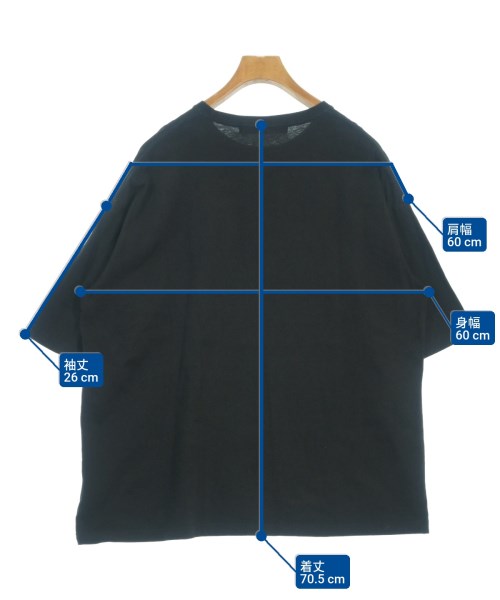 Ground Y（グラウンド　ワイ）Tシャツ・カットソー 黒 サイズ:4(L位) メンズ/2200692286067