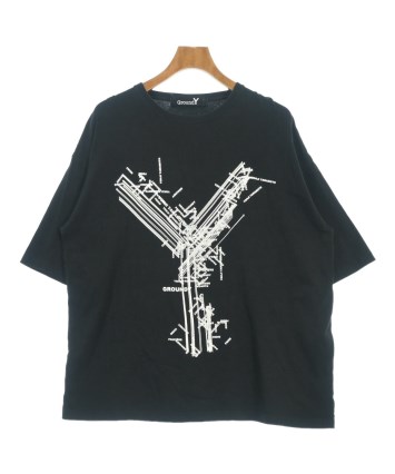 Ground Y（グラウンド ワイ）Tシャツ・カットソー 黒 サイズ:4(L位