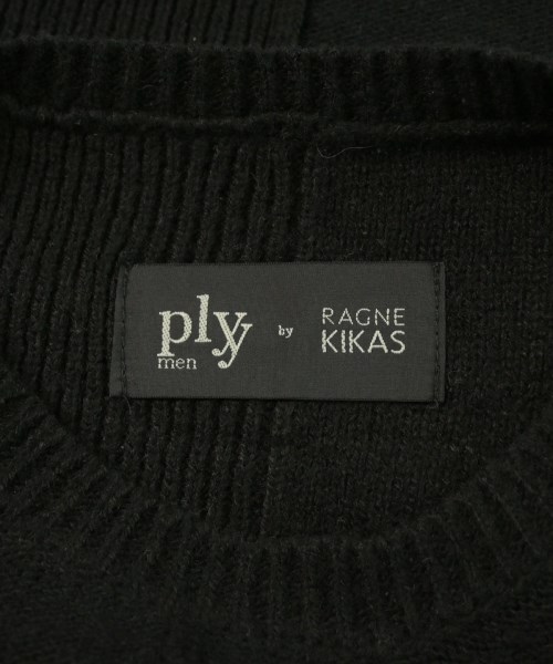 plyy by RAGNE KIKAS（プライ　バイ　ラグネ　キカス）ニット・セーター 黒 サイズ:3(L位) メンズ/2200636391109