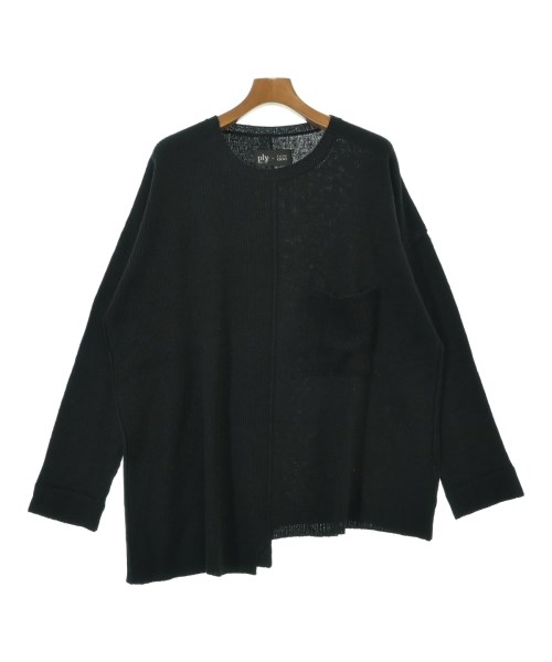plyy by RAGNE KIKAS(プライ　バイ　ラグネ　キカス)ニット・セーター 黒 サイズ:3(L位)/2200657908058