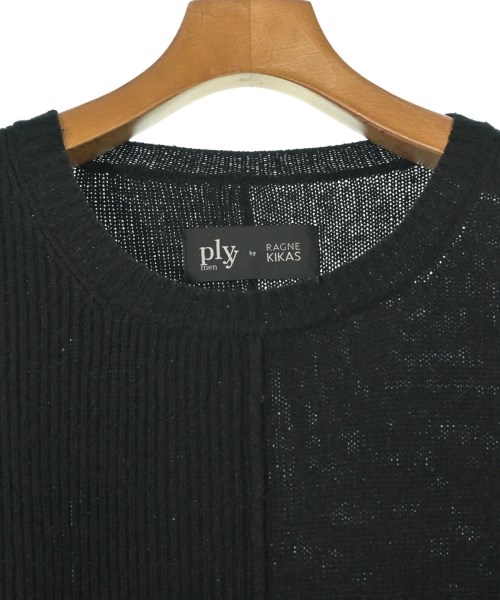 plyy by RAGNE KIKAS（プライ　バイ　ラグネ　キカス）ニット・セーター 黒 サイズ:3(L位) メンズ/2200657908058