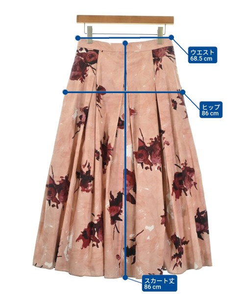 Erdem（アーデム）ロング・マキシ丈スカート ピンク サイズ:42(M位) レディース/2200672966040