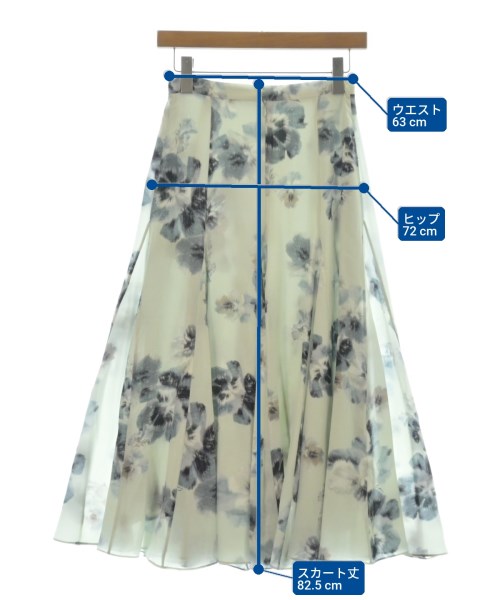 Erdem（アーデム）ロング・マキシ丈スカート 青 サイズ:40(M位) レディース/2200667560147