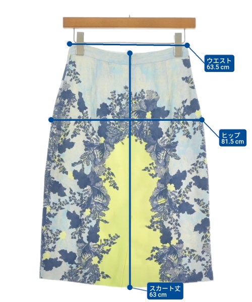 Erdem（アーデム）ひざ丈スカート 青 サイズ:8(S位) レディース/2200690382013