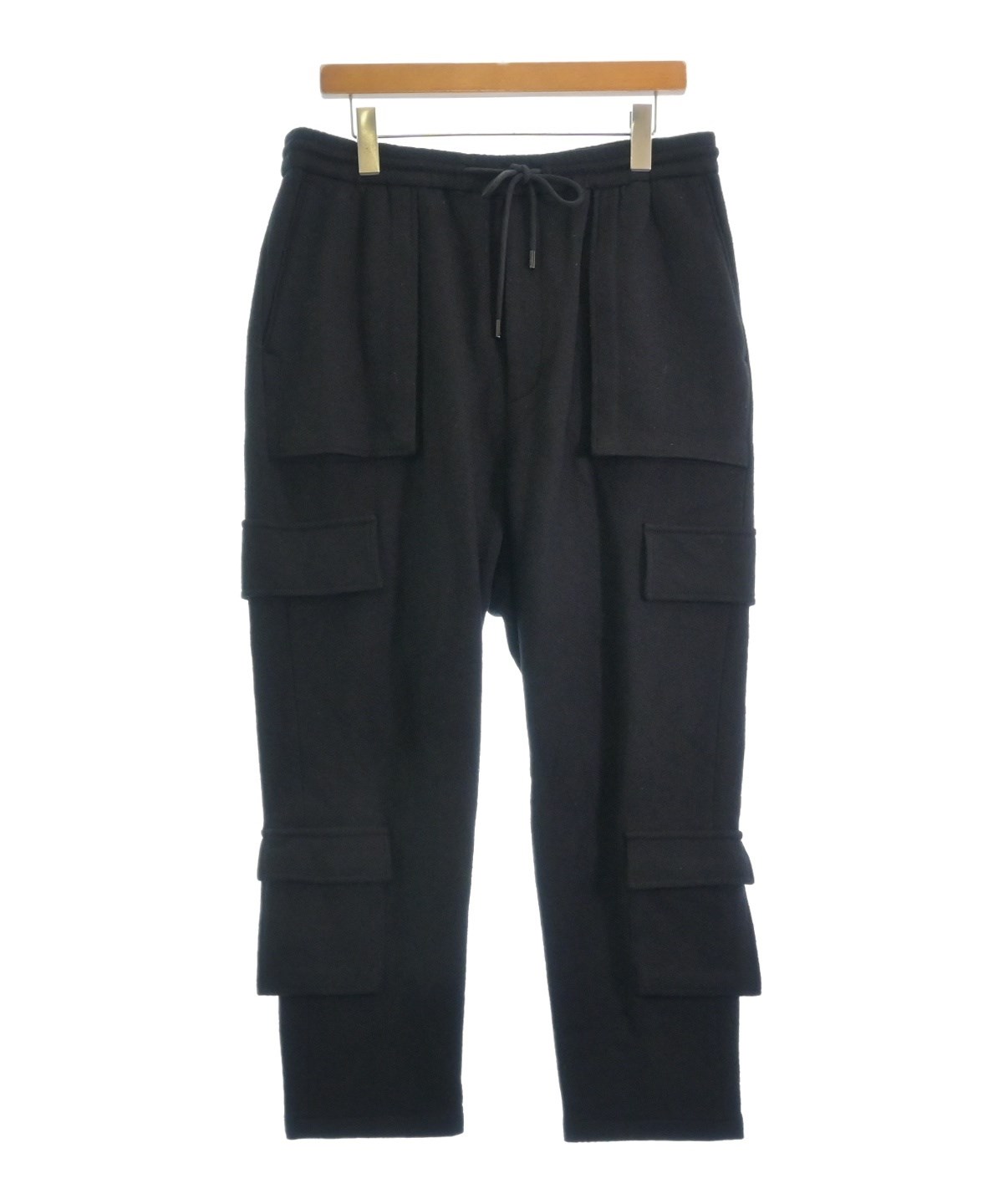 Juun.J（ジュン ジー）カーゴパンツ 黒 サイズ:50(L位) メンズ