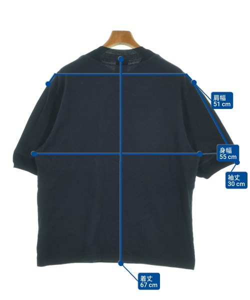 Juun.J（ジュン　ジー）Tシャツ・カットソー 紺 サイズ:48(L位) メンズ/2200632319060