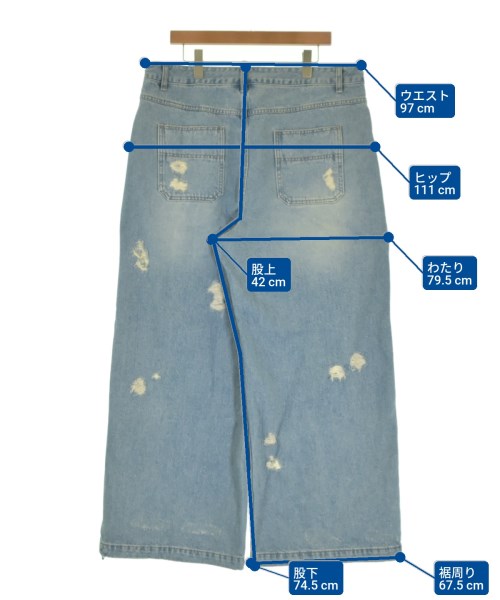 Juun.J（ジュン　ジー）デニムパンツ 紺 サイズ:48(L位) メンズ/2200645214017