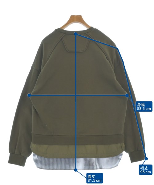 Juun.J（ジュン　ジー）スウェット カーキ サイズ:S メンズ/2200661679142