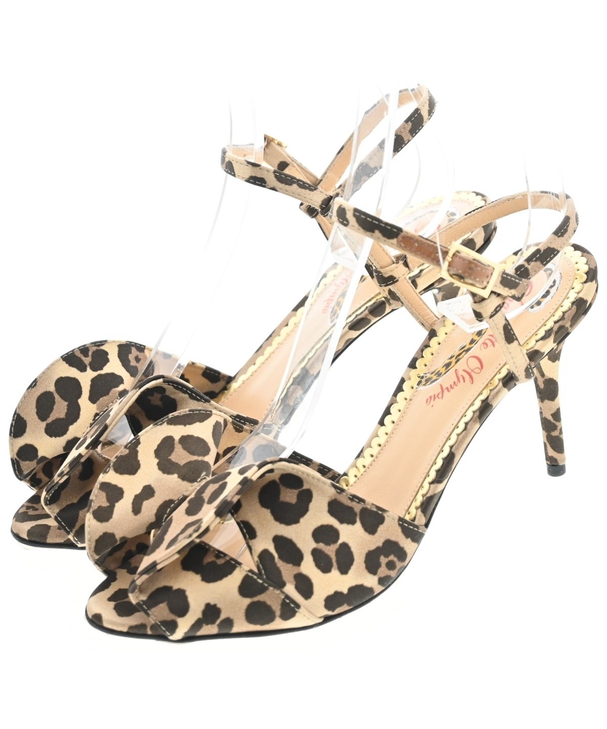 CHARLOTTE OLYMPIAシャルロットオリンピア ミュールサンダル 美品 charlotte olympia（シャーロット・オリンピア） ラメスエードヒール