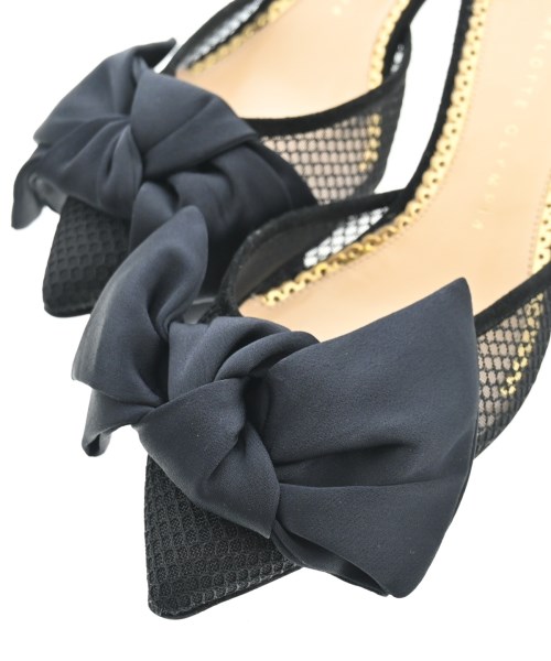 Charlotte Olympia（シャーロットオリンピア）サンダル 黒 サイズ:EU37 1/2(24cm位) レディース/2200654366011