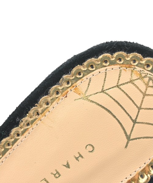 Charlotte Olympia（シャーロットオリンピア）サンダル 黒 サイズ:EU37 1/2(24cm位) レディース/2200654366011