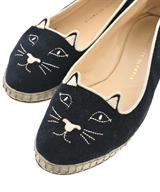 Charlotte Olympia（シャーロットオリンピア）エスパドリーユ 黒 サイズ:EU38(24.5cm位) レディース/2200668217040