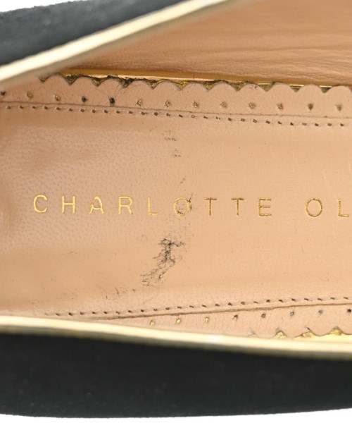 Charlotte Olympia（シャーロットオリンピア）ドレスシューズ/ローファー 黒 サイズ:EU39(25.5cm位) レディース/2200686973072