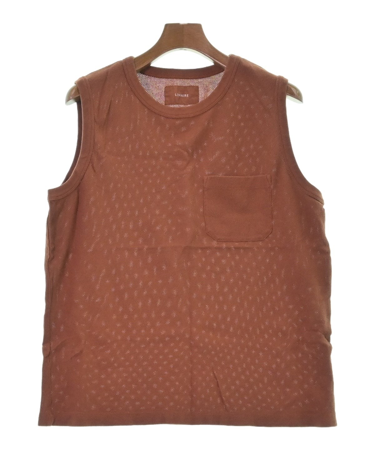 LEMAIRE（ルメール）Tシャツ・カットソー 茶 サイズ:S メンズ  
