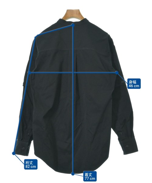 LEMAIRE（ルメール）カジュアルシャツ 黒 サイズ:34(XXS位) レディース/2200637340038